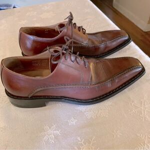 Calzoleria Classic Brown Leather Laceup Oxfords Handcrafted Sz 9 EUR 42 Gorgeous